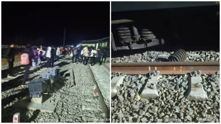 哈爾濱一火車深夜脫軌 之前曾發生兩次脫軌事故（視頻）