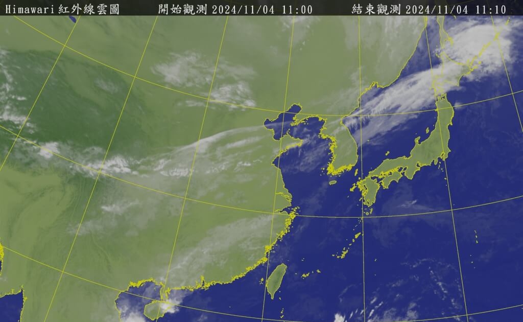 颱風銀杏估偏西入南海 8日起留意共伴降雨