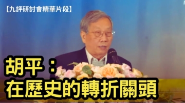 【九評研討會精華片段】胡平：在歷史的轉折關頭