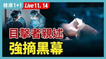 【健康1+1】目擊者親述 器官強摘黑幕