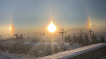 不祥之兆？內蒙古天空現「三個太陽」異象