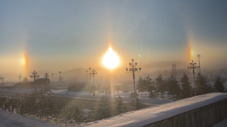 不祥之兆？內蒙古天空現「三個太陽」（視頻）