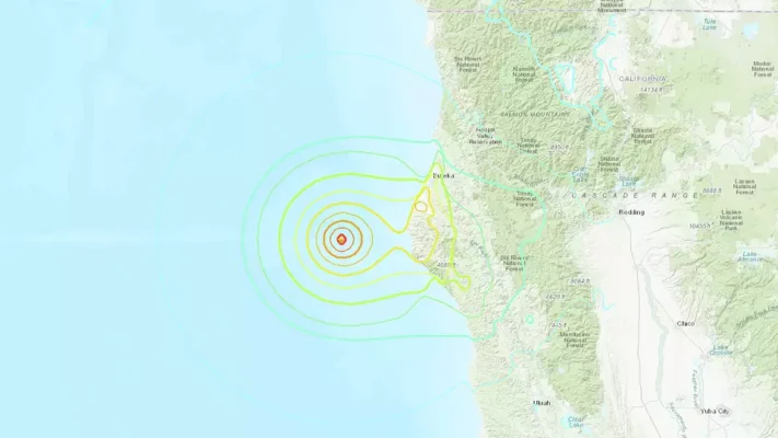北加州发生规模7级地震 当局发海啸警报