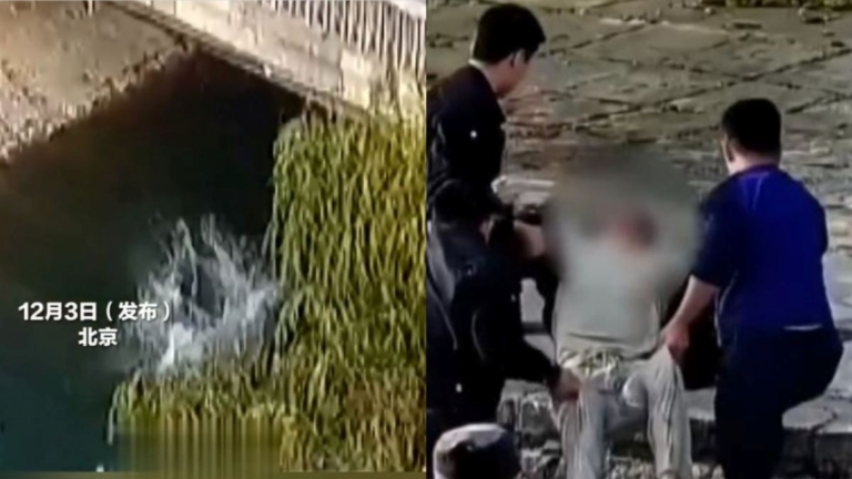 北京癡情男失戀跳河 靠羽絨服漂浮500米獲救