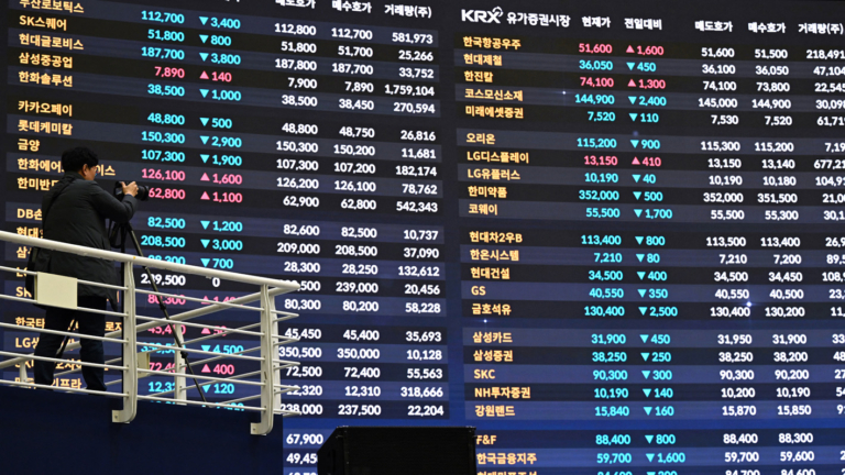 【財經簡訊】韓國股市下挫2.78% 中東風險加劇 原油電子盤止跌反彈