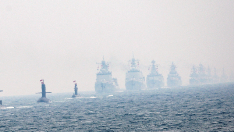 90艘中共艦船部署三海 川普專訪對台海表態