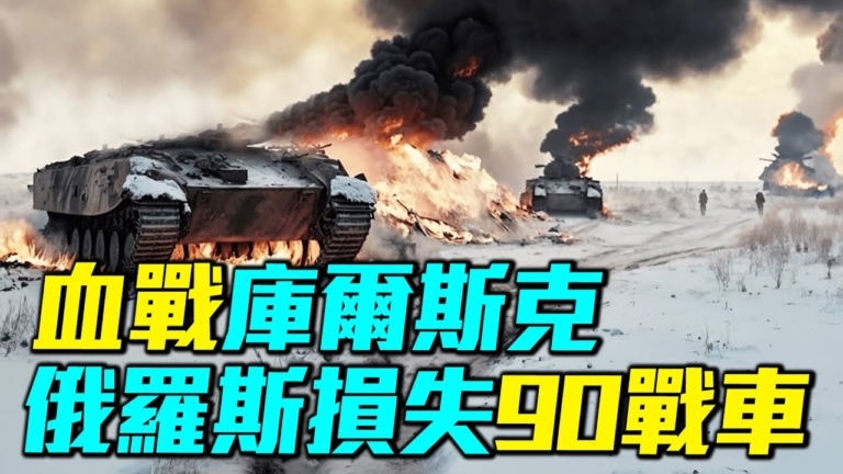 【軍事情報局】血戰庫爾斯克 俄軍損失90戰車