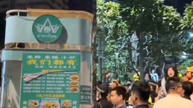 深圳百萬餐車遭強拆 商戶與警察發生對峙（視頻）