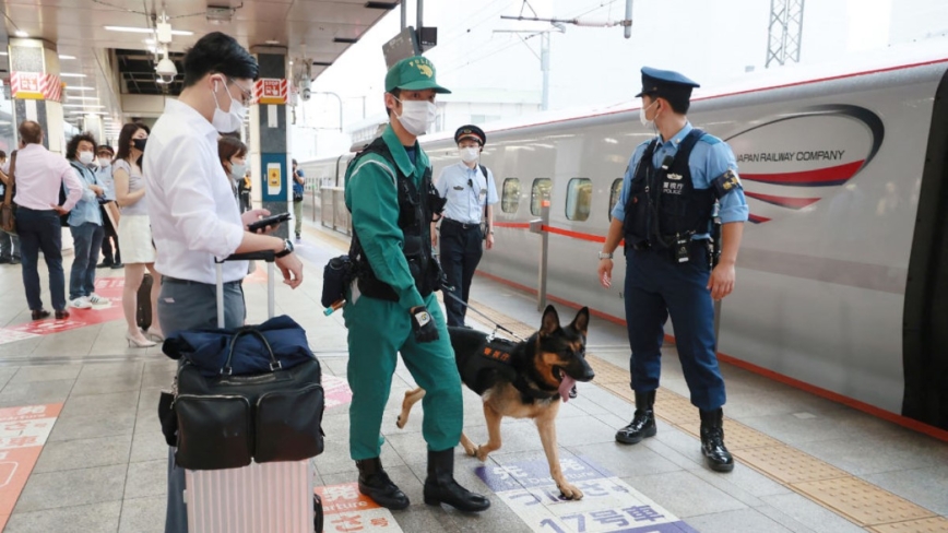 中国籍男子频繁出入日本 涉新干线行窃遭当场逮捕