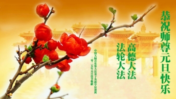 新学员恭祝李洪志大师新年好(19条)