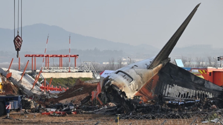 济州航空坠机前 天空一片黑云 疑撞上“10倍大鸟群”