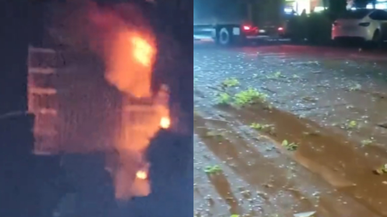 湖南一棟大樓爆炸起火 住戶睡夢中被巨響震醒