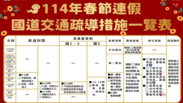 過年連假國道高乘載、塞車時段 11替代路線避車潮