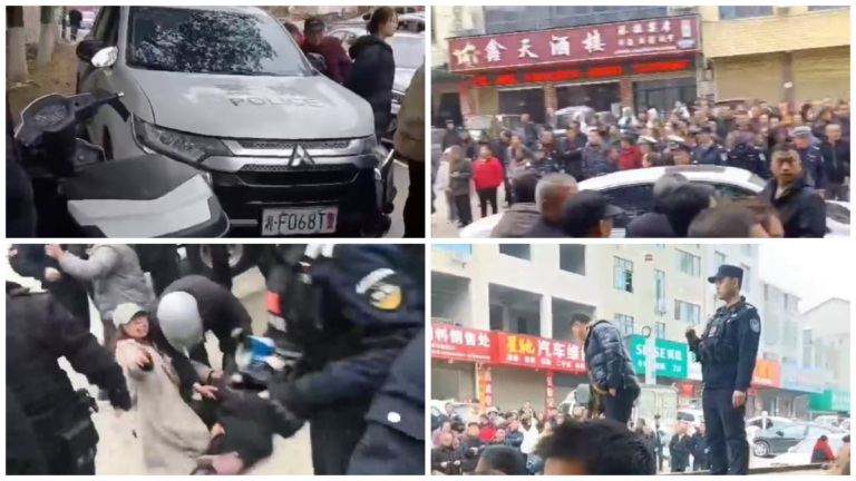 湖南警察酒駕撞人引眾怒 民眾維權遭打壓（視頻）