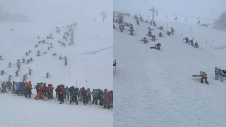 北海道雪太大 滑雪客手脚并用“爬回饭店”