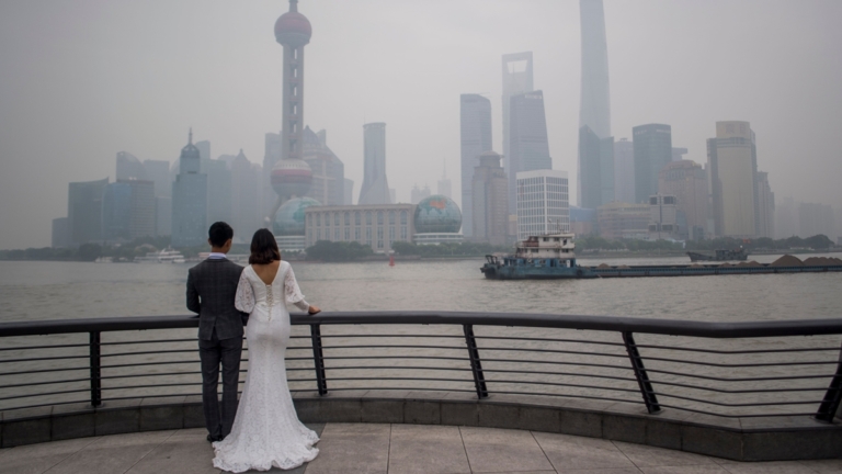 中國結婚率創45年新低 離婚數上升