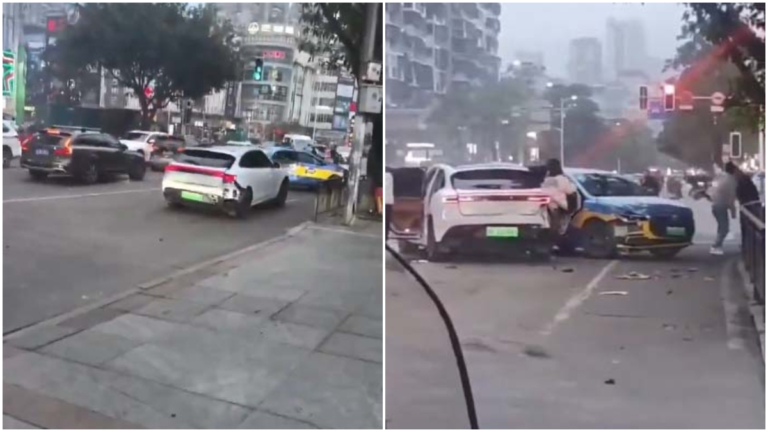 華為問界當街撞車行凶 福州公安跨省刪帖