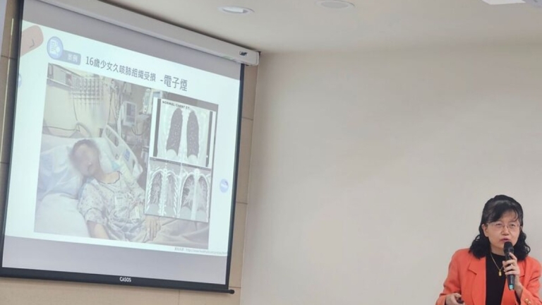 電子煙傷肺 16歲少女偷抽住院才發現「大白肺」
