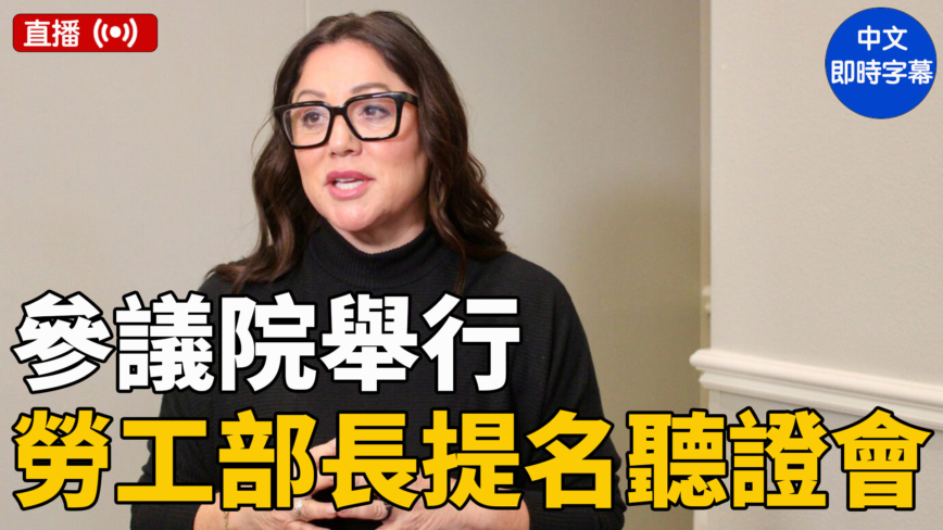 【直播】美參議院舉行德雷梅爾勞工部長提名聽證會