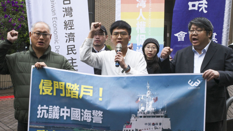 中共四艘海警船又擾台 金門海巡驅離