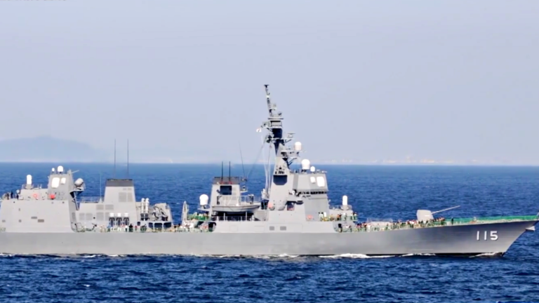 日驅逐艦秋月號2月初穿越台海 與美澳菲南海演訓
