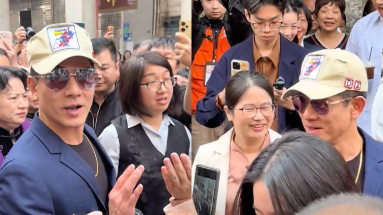 郭富城現身東莞祭祖：想開金鋪 繼承家業（視頻）
