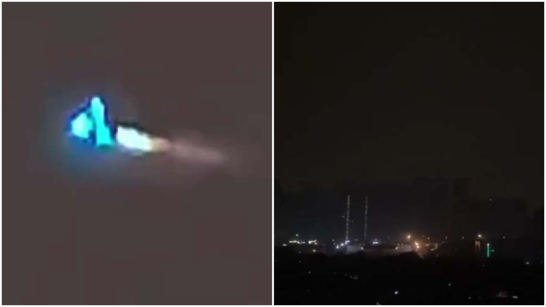 成都現變色螺旋飛行物 半夜響詭異廣播（視頻）