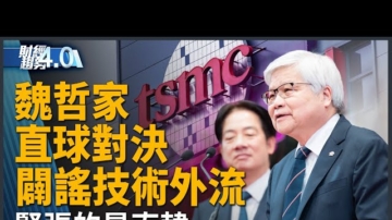 魏哲家總統府直面媒體：在美投資不影響台灣建廠