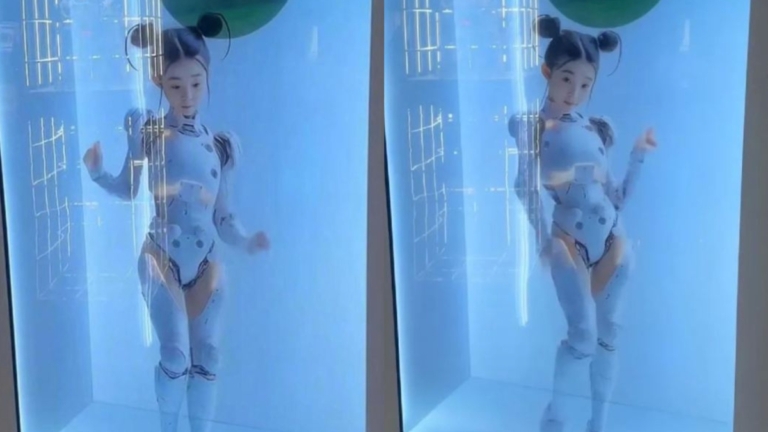 孩童臉成人身 舞姿性感 濟南美術館AI人像挨轟