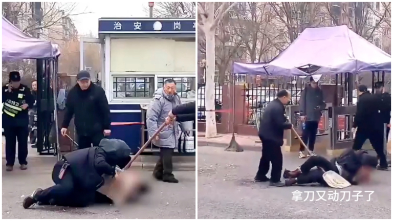 又一高校血案 河北工大博士生校門口刀砍導師（視頻）