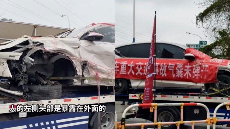 山東車主遭遇重大車禍 30萬元的車未彈安全氣囊（視頻）