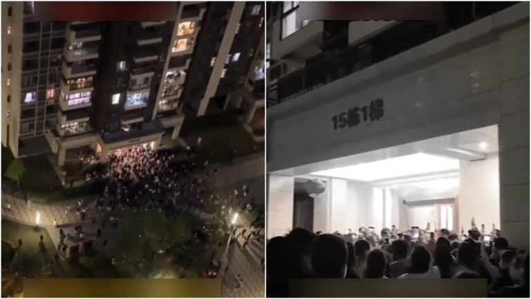 中國猝死多墓園擴建 佛山小區抗議骨灰房