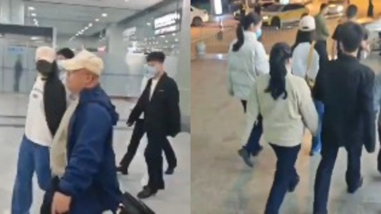 中共特務？黑衣人護送亞亞上車引關注