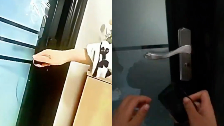 女子叫開鎖師傅 10歲小孩一秒解決（視頻）