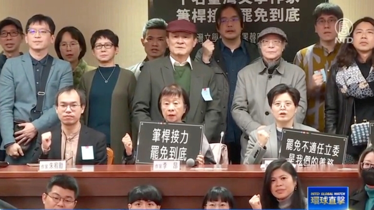 憂台灣文學邁國際受阻 上千作家連署支持大罷免