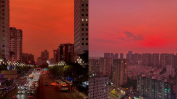 雲南又現「血色天空」 民眾擔憂大地震來臨（視頻）