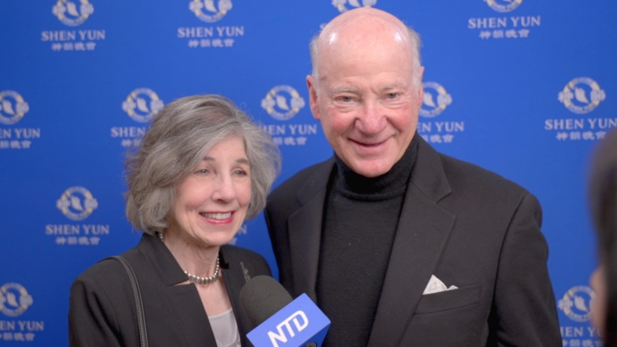 從未有過的感動 紐約銀行家夫婦觀神韻落淚