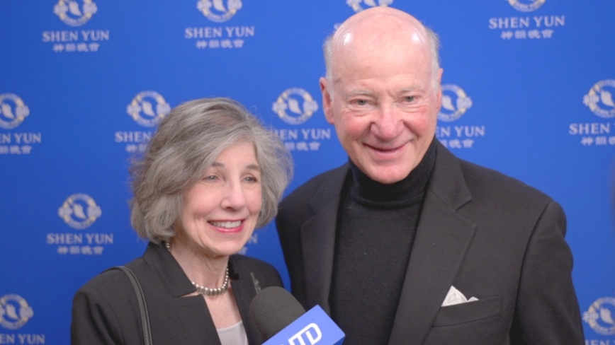 從未有過的感動 紐約銀行家夫婦觀神韻落淚