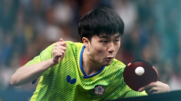 林昀儒拍下松島輝空 勇闖WTT仁川冠軍賽4強