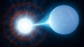 兩白矮星緊密繞行 科學家警告宇宙級災難