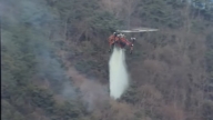 韓非軍事區發生野火 軍方出動直升機滅火