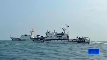 台海巡對峙中共海警 兩旗金門水域罕同框