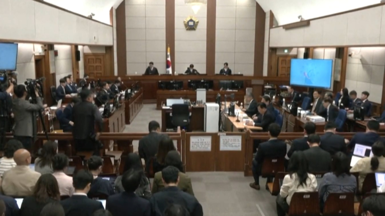 尹錫悅內亂罪第二次庭審 現場首次曝光