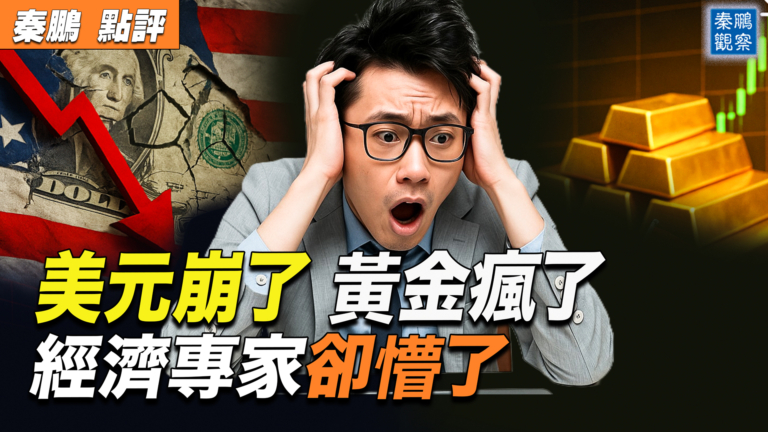 【秦鵬觀察】美元跌了黃金漲了 經濟專家卻懵了