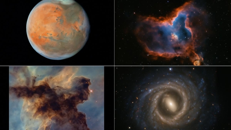 哈勃望遠鏡35歲慶生 NASA發布多張壯麗星圖