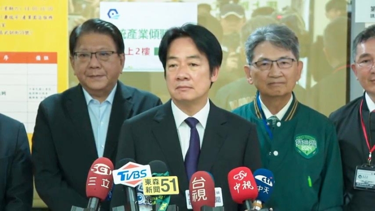 藍白上凱道證明民主 賴清德：戰獨裁應去天安門