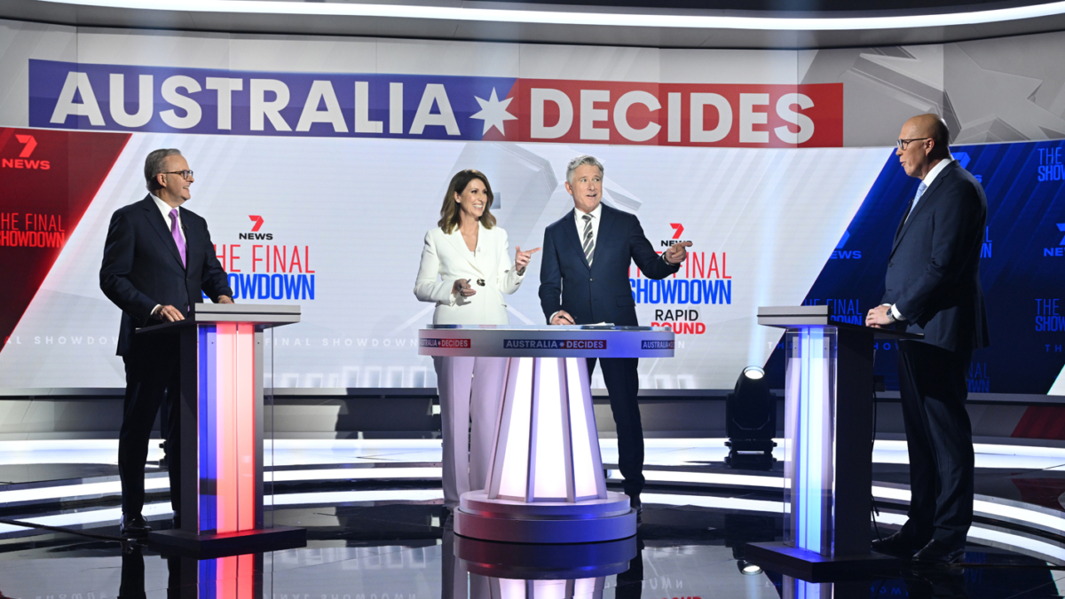 澳洲選前最後辯論 聚焦中共威脅及美國支持