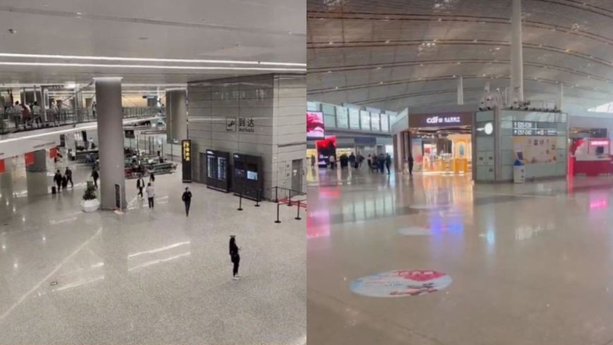 中国三大国航一季度亏损逾37亿 机场冷清像空城
