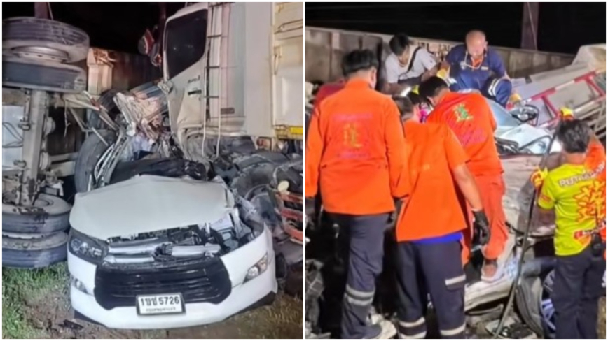 泰国重大车祸 中国游客3死