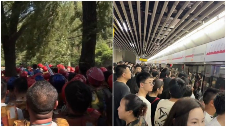 中国“五一”乱象频出 多地游客高喊退票